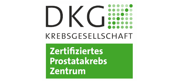 Siegel "Zertifiziertes Prostatakrebszentrum" der Deutschen Krebsgesellschaft